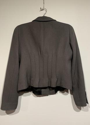 Шерстяной пиджак armani collezioni размер m4 фото