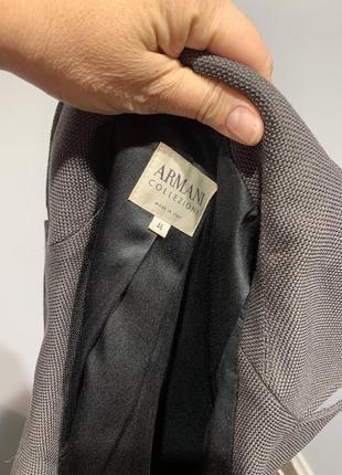Шерстяной пиджак armani collezioni размер m5 фото