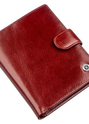 Місткий чоловічий гаманець boston 18814 коричневий
