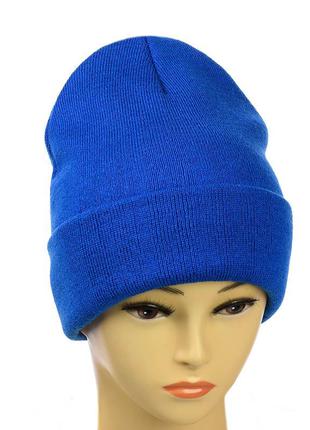 Шапка-лопата "new" без декора электрик