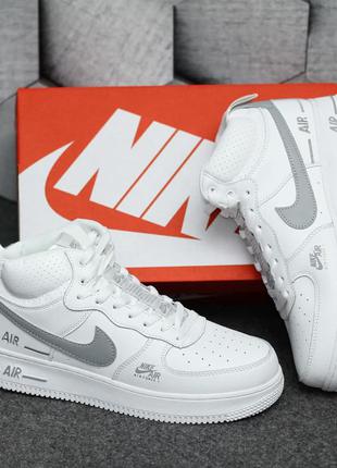 Кроссовки высокие nike air force2 фото