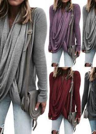 Річна кофта-накидка хомут