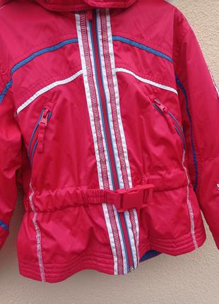 Куртка парка ветровка лыжная зимняя для девочки3 фото