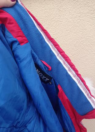 Куртка парка ветровка лыжная зимняя для девочки6 фото