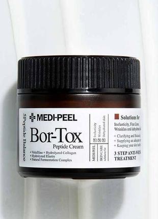 Ліфтинг-крем з пептидным комплексом medi peel bor-tox peptide cream, 50 мл