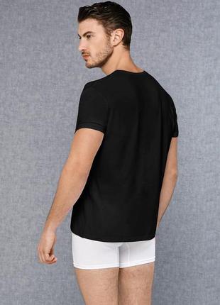 Мужская футболка черная модал doreanse premium 28652 фото