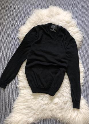 Вовняний джемпер натуральний кофта светр меріно шовк1 фото