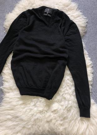 Вовняний джемпер натуральний кофта светр меріно шовк3 фото