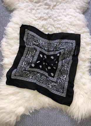 Бандана платок байкерская повязка принт узор хлопок