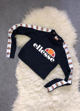 Ellesse оригинал лого джемпер кофта реглан лампасы справный топ4 фото