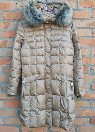 Роскошный пуховик пальто с капюшоном sportalm австрия