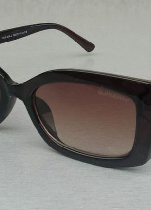 Burberry очки женские солнцезащитные коричневые с градиентом