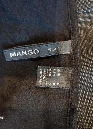 Платье комбинированное (бренд "mango")3 фото