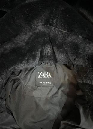 Пуховик з капюшоном zara2 фото