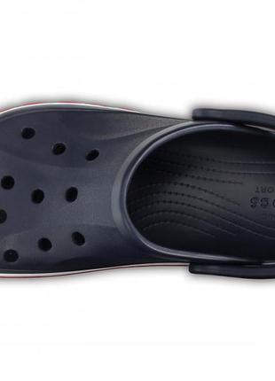 Кроксы сабо crocs bayaband clog navy темно синие4 фото