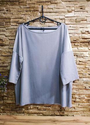 Велюровая, бархатная блузка, кофточка / оверсайз