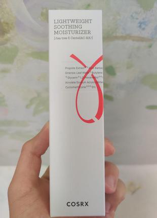 Крем з кислотами зволожуючий cosrx ac collection lightweight soothing moisturizer, 80 мл2 фото