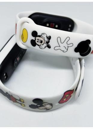 Ремінець mi band 3 mi smart band 4 mickey1 фото