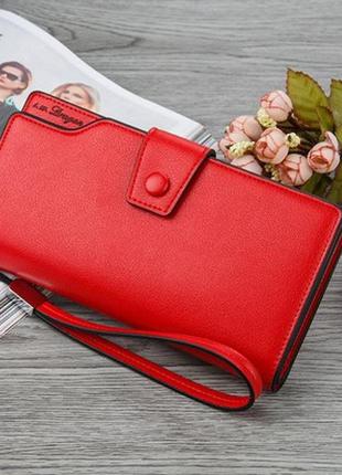 Модний жіночий клатч гаманець еко шкіра | якісний яскравий місткий клатч з екошкіри для дівчат