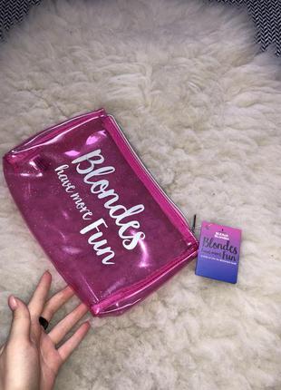 Прозора гумова косметичка велика містка блискавка