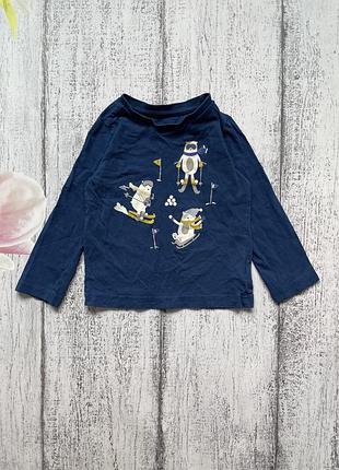 Крутая кофта реглан новогодний свитер mothercare 12-18мес