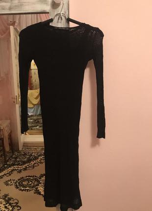 Вязаное платье zara