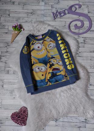 Свитшот миньйоны на мальчика с начесом minion