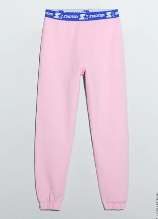 Zara штаны спортивные спортивки starter розовые 
размер s м 
новые3 фото