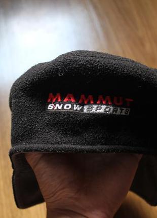 Вінтажна шапка вушанка mammut snow sport