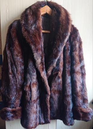 Натуральный винтажный полушубок из германии