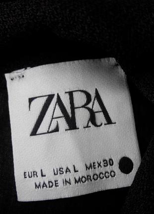 Шикарна чорна блузка; zara; l/xl/xxl4 фото
