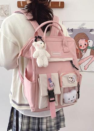 Школьный подростковый рюкзак, сумка-портфель для девочки 5-11 класса
