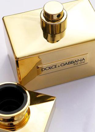 Dolce & gabbana the one gold limited edition 5 мл оригинал затест распив