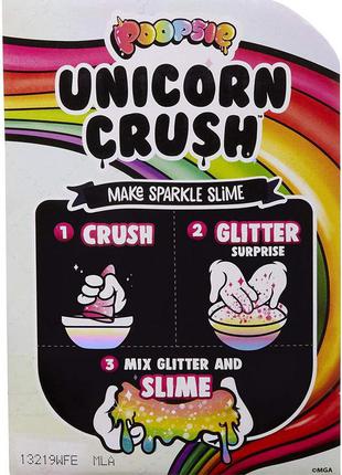 Набор волшебный рог единорога сюрприз со слаймом poopsie unicorn crush surprise slime5 фото