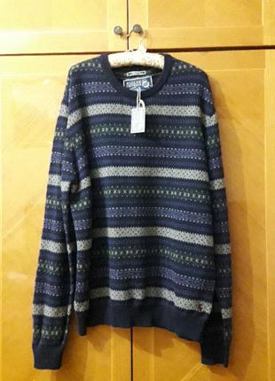 Брендовий новий чоловічий шерстяний светр р. xxl від joules knitwear
