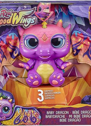 Интерактивнsq малюк дракон furreal friends moodwings baby dragon оригінал hasbro9 фото