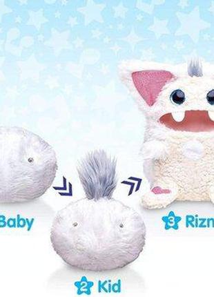 Інтерактивний вихованець ризмо сніг від tomy білий rizmo evolving snow musical friend interactive plush toy