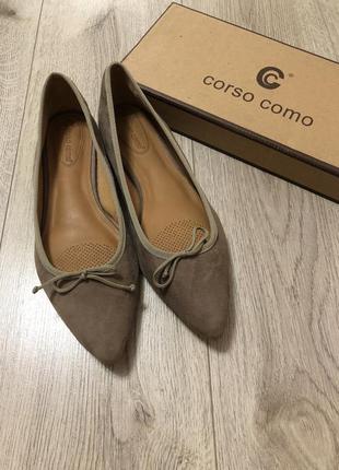 Фирменные балетки corso como