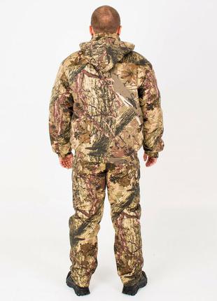 Утеплённый камуфляжний костюм из саржи флис рыбалка охота зима3 фото
