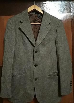 Піджак 100% шерсть чоловічий zara men