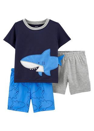 Летний костюм тройка для мальчика carters