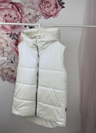 Безрукавка жіноча тепла та флісі та подовжена