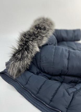 Зимовий костюм комплект куртка та штани натуральне хутро5 фото