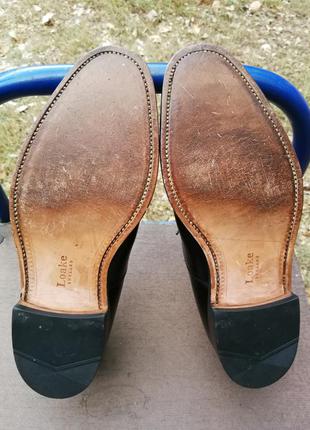 Мужские черные классические туфли оксфорды loake england4 фото