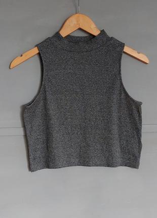 Кроп топ. кроптоп. укороченный топ. майка. футболка. рубчик