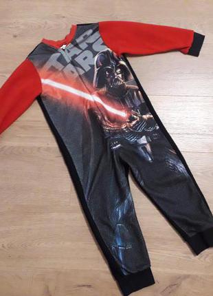 Пижама, человечек, кенгуру звездные войны. star wars. дарт вейдер. 4-5 лет.