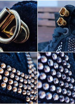 Сникеры кроссовки richmond италия текстиль кожа