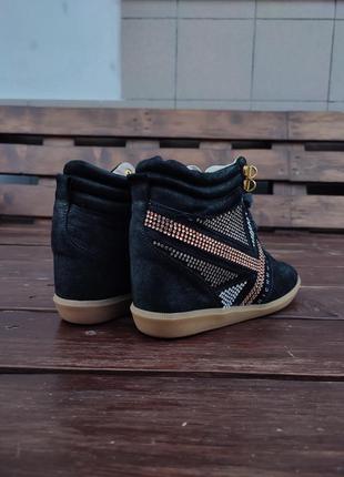 Сникеры кроссовки richmond италия текстиль кожа