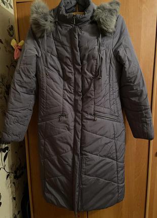 Зимове жіноче пальто 48-50р