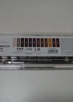 Lottie london палетка тіней для повік shadow the swatch smokeys. акция1+1=32 фото